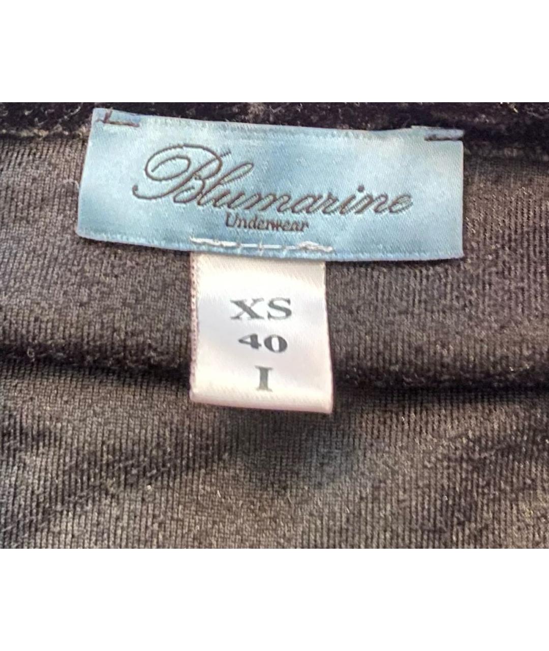 BLUMARINE Черный велюровый спортивные костюмы, фото 4