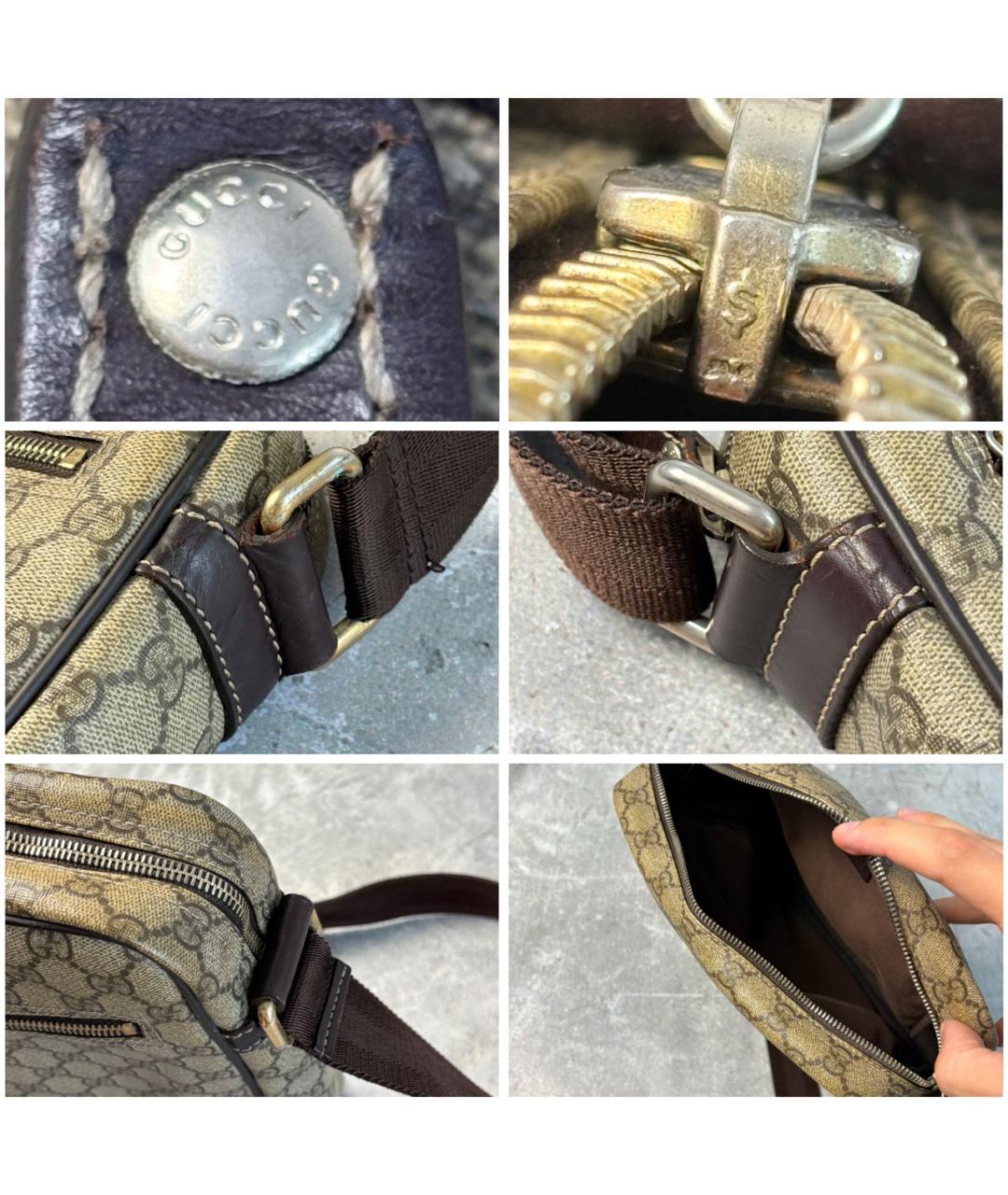 GUCCI Бежевая сумка на плечо, фото 4