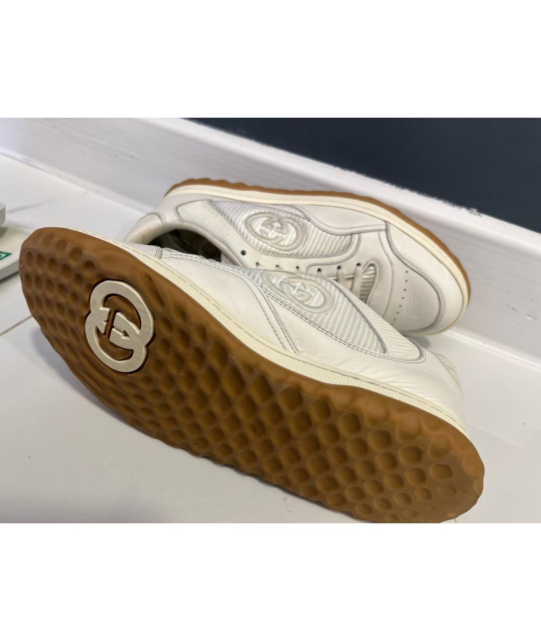 GUCCI Белые кроссовки, фото 3