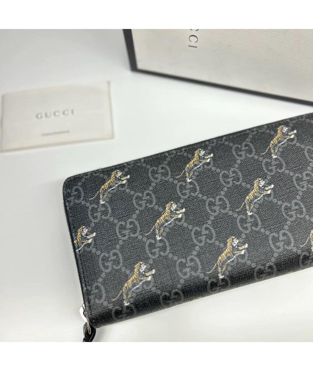 GUCCI Черный кошелек, фото 4