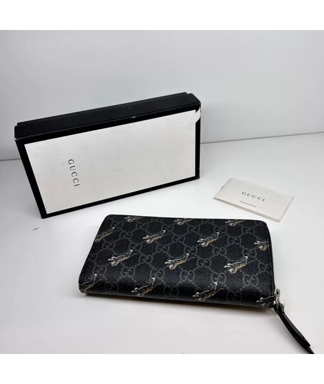 GUCCI Черный кошелек, фото 6