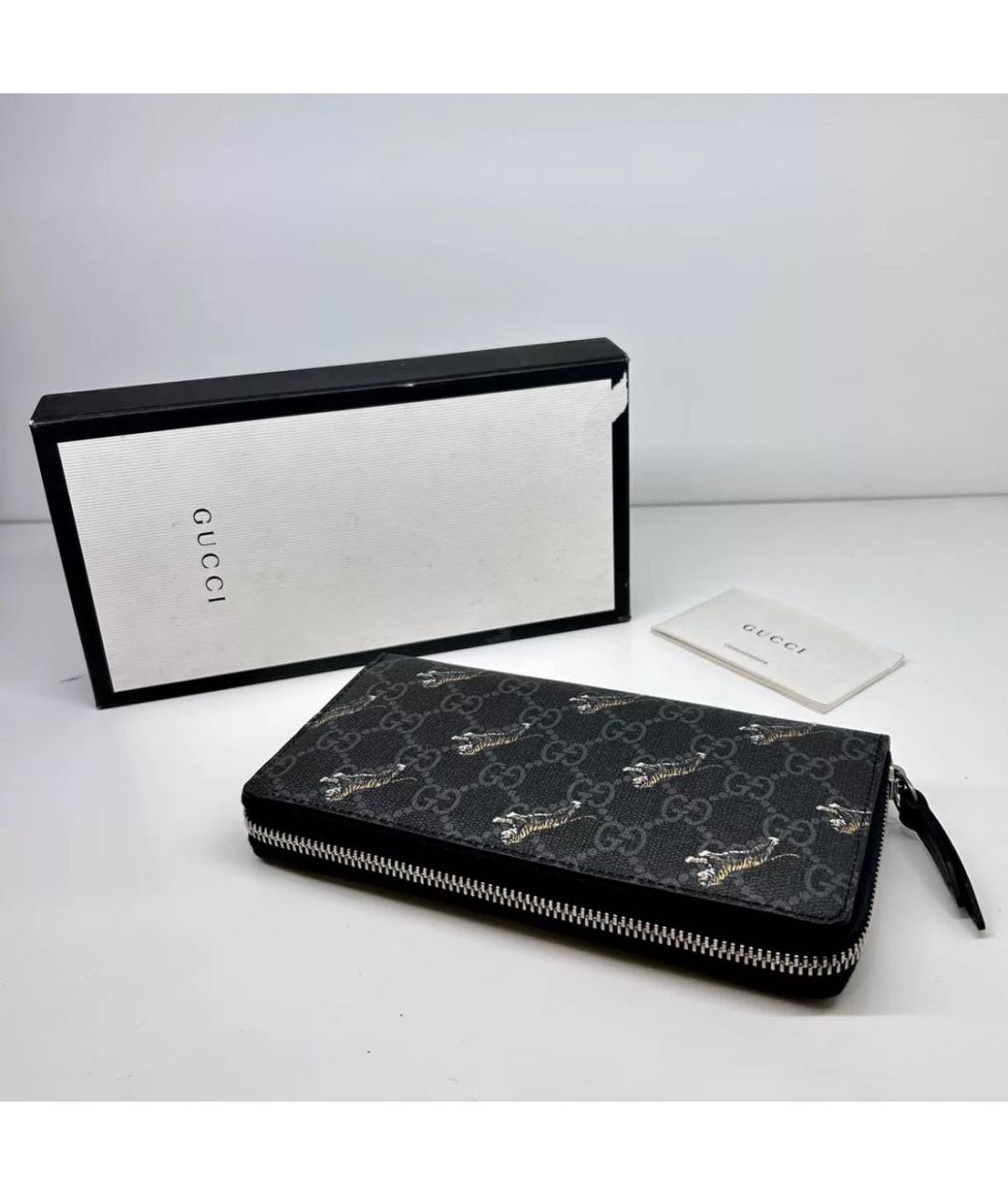 GUCCI Черный кошелек, фото 5