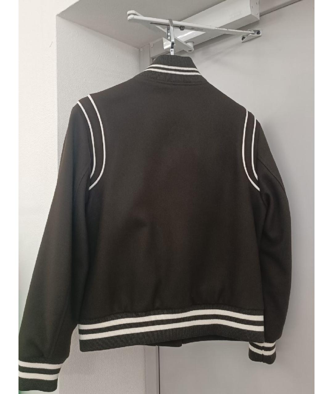 SPORTY AND RICH Коричневая шерстяная куртка, фото 2
