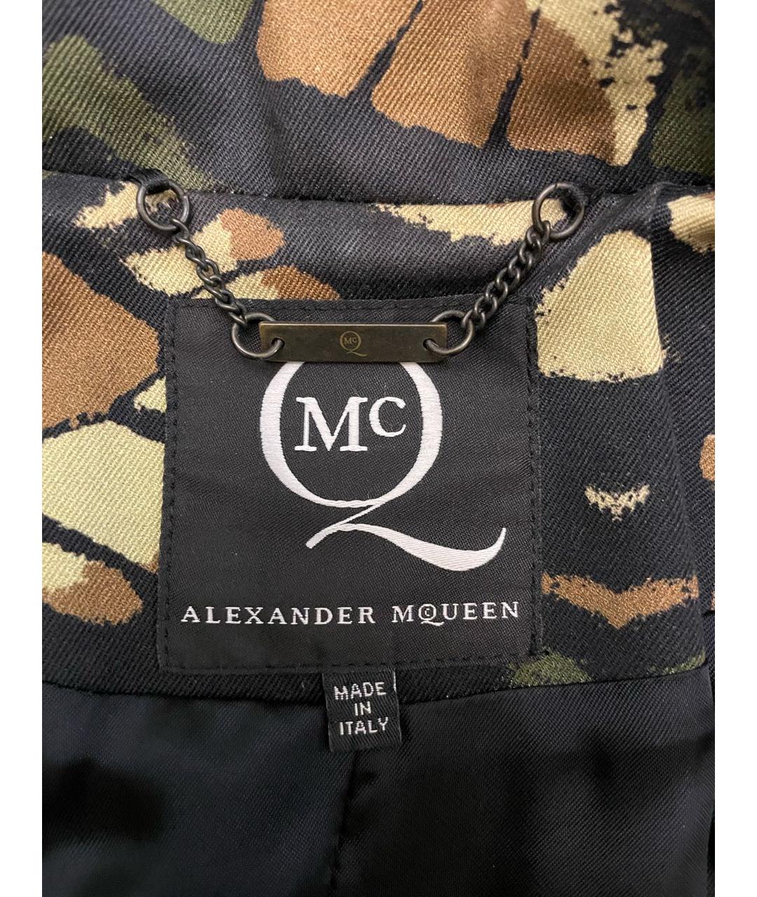ALEXANDER MCQUEEN Мульти хлопковый жакет/пиджак, фото 3