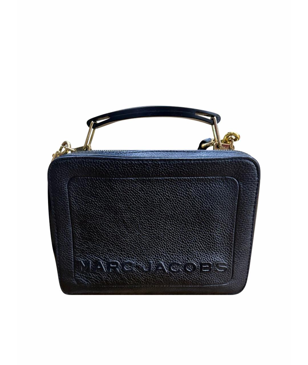 MARC JACOBS Черная кожаная сумка через плечо, фото 1