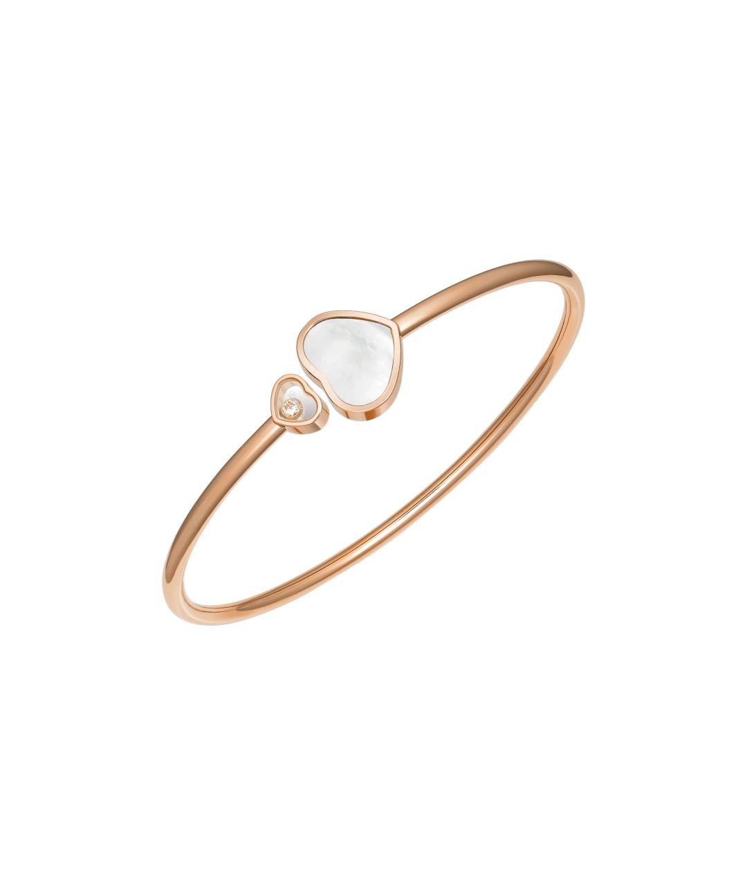 CHOPARD Белый браслет из розового золота, фото 1