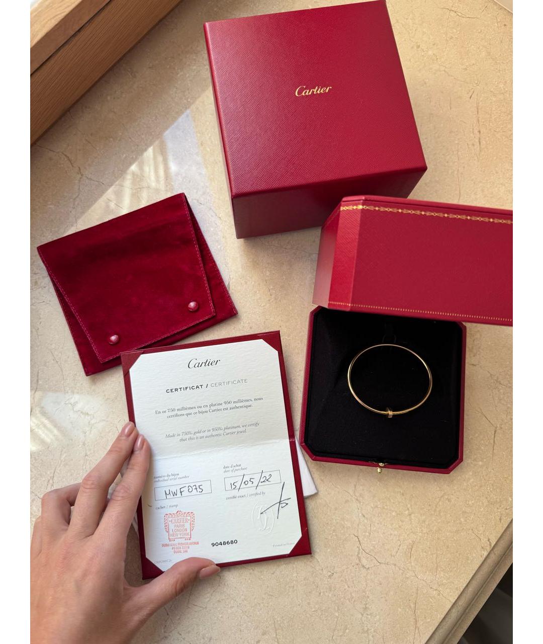 CARTIER Золотой браслет из розового золота, фото 1