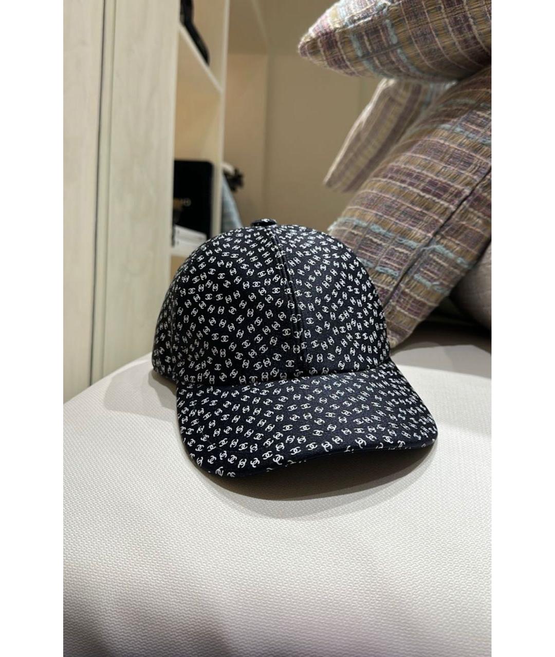 CHANEL Черная кепка, фото 5