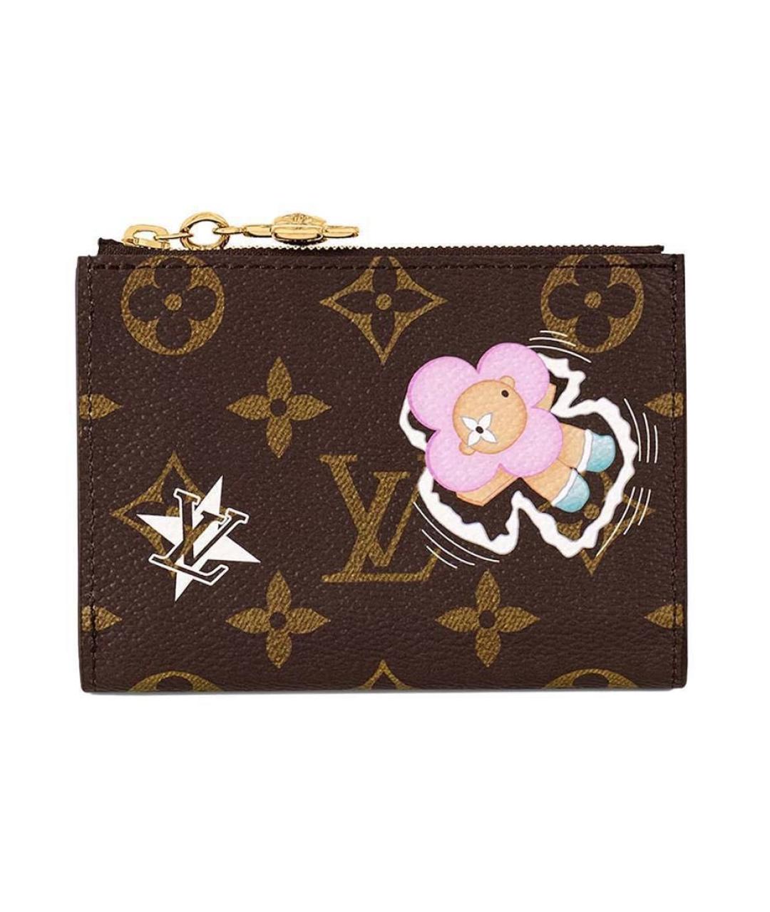LOUIS VUITTON Коричневый кошелек, фото 2