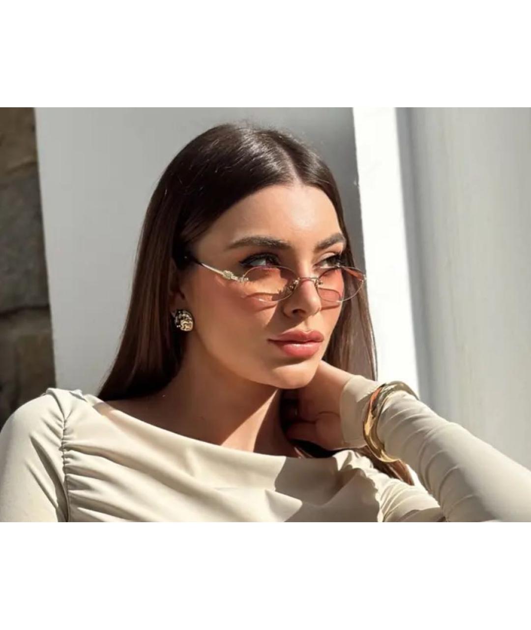 MIU MIU Розовые солнцезащитные очки, фото 2