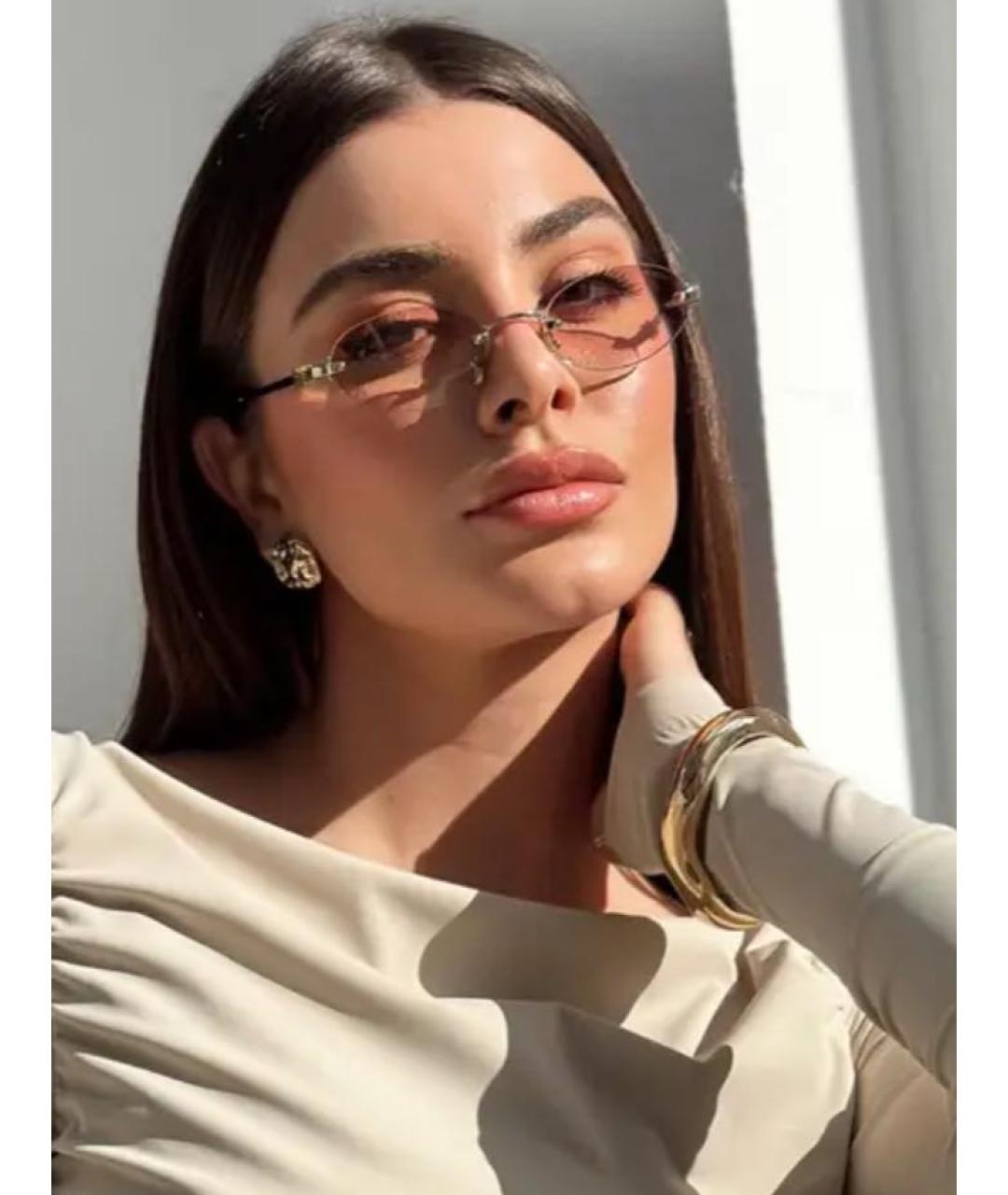MIU MIU Розовые солнцезащитные очки, фото 5