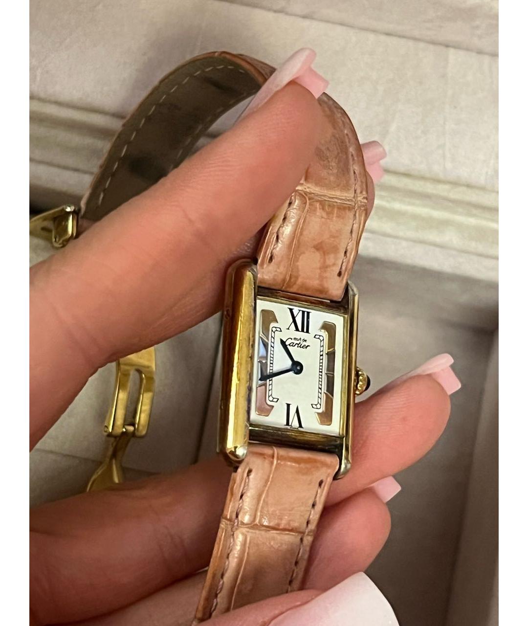 CARTIER Золотые часы из желтого золота, фото 5