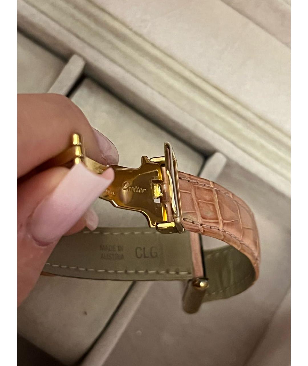 CARTIER Золотые часы из желтого золота, фото 4