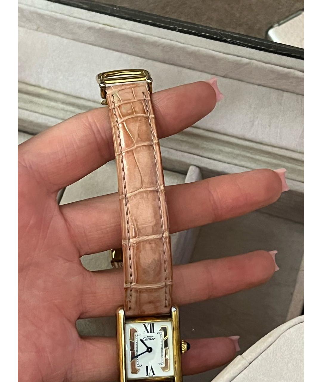 CARTIER Золотые часы из желтого золота, фото 8