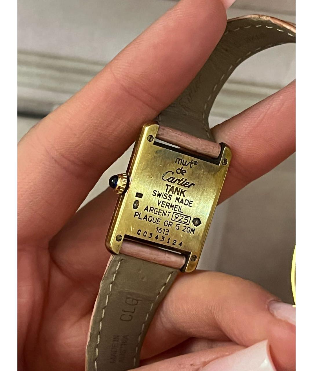 CARTIER Золотые часы из желтого золота, фото 2