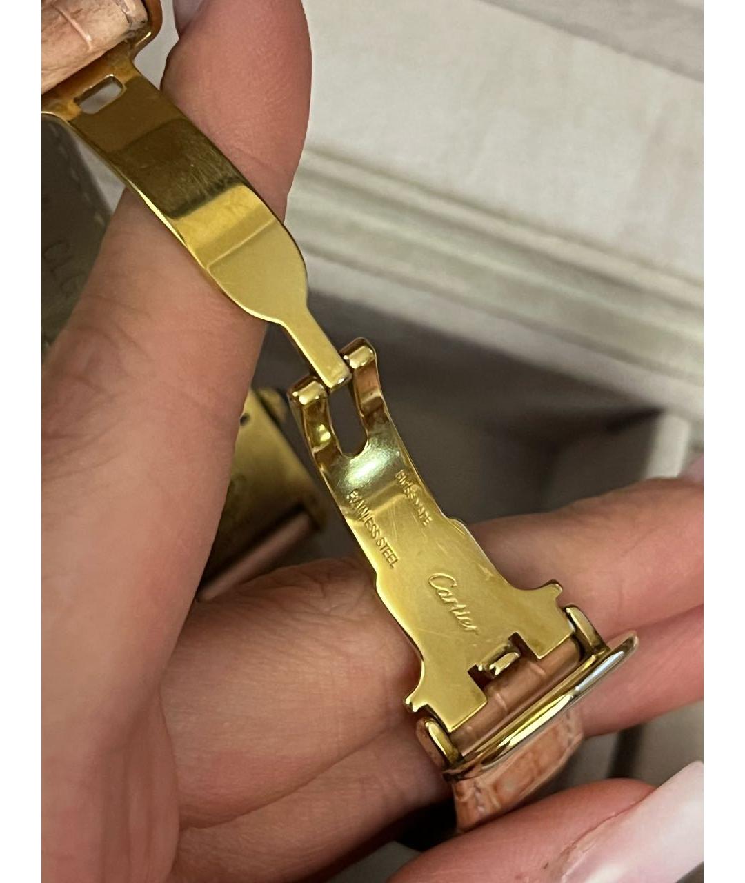 CARTIER Золотые часы из желтого золота, фото 3