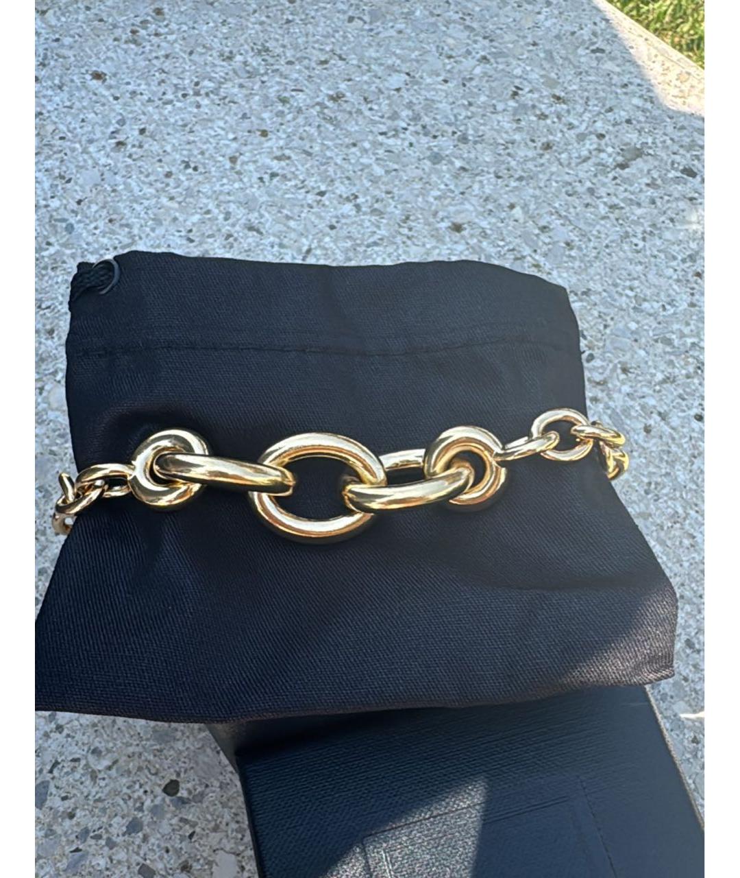 SAINT LAURENT Золотой браслет, фото 4