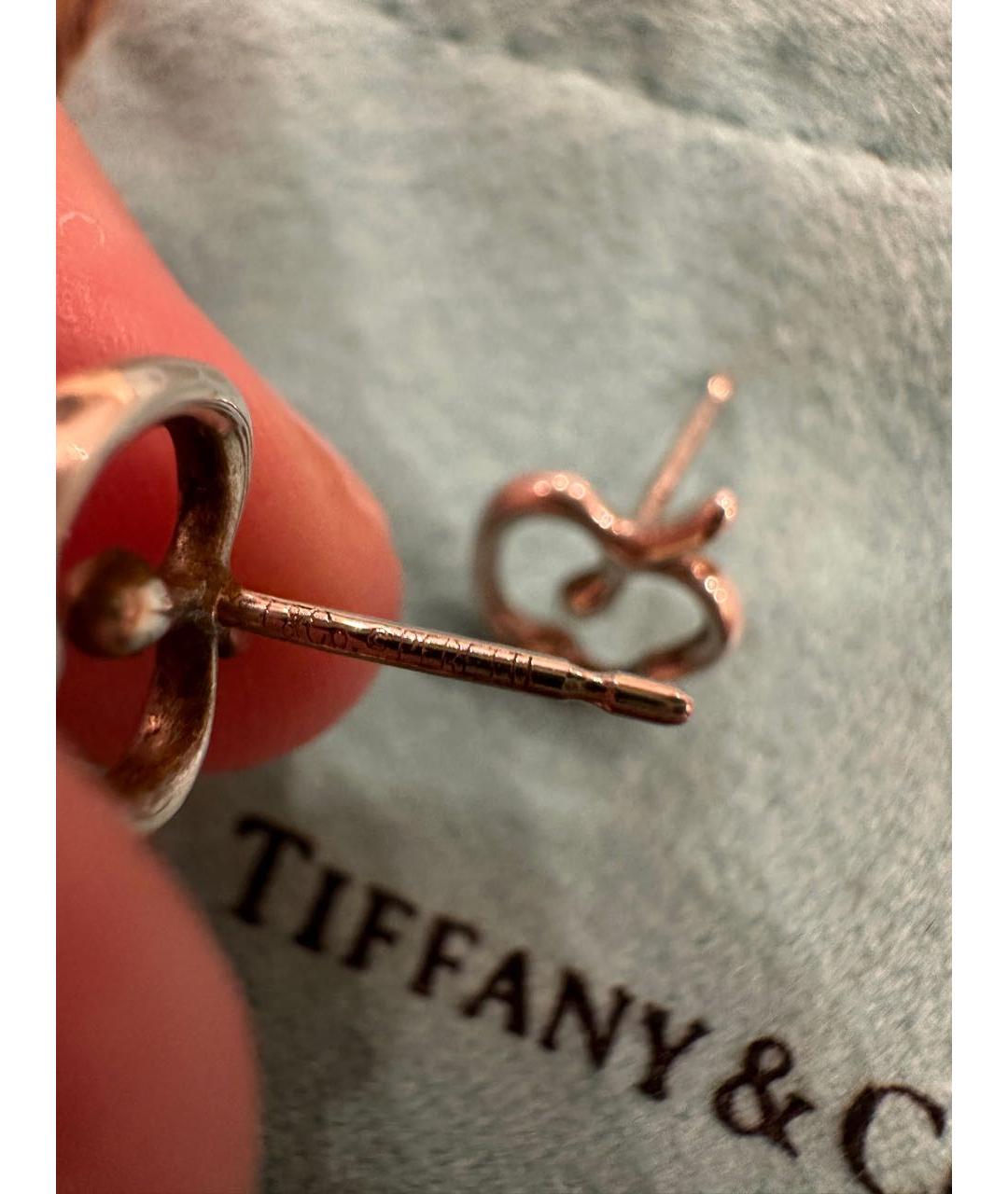 TIFFANY&CO Серебряные серебряные серьги, фото 4