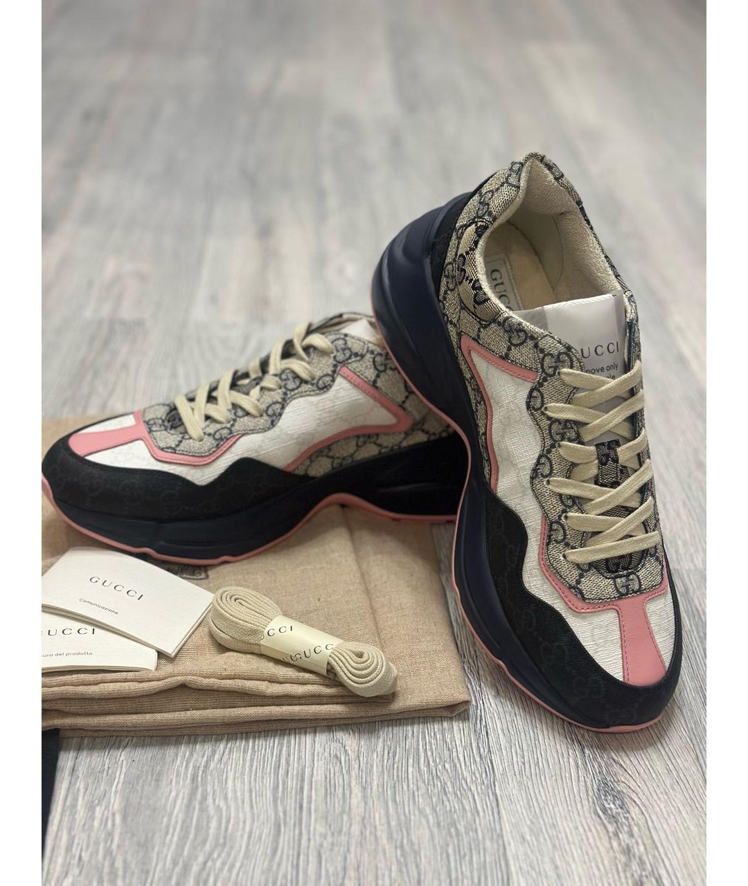 GUCCI Мульти кроссовки, фото 4