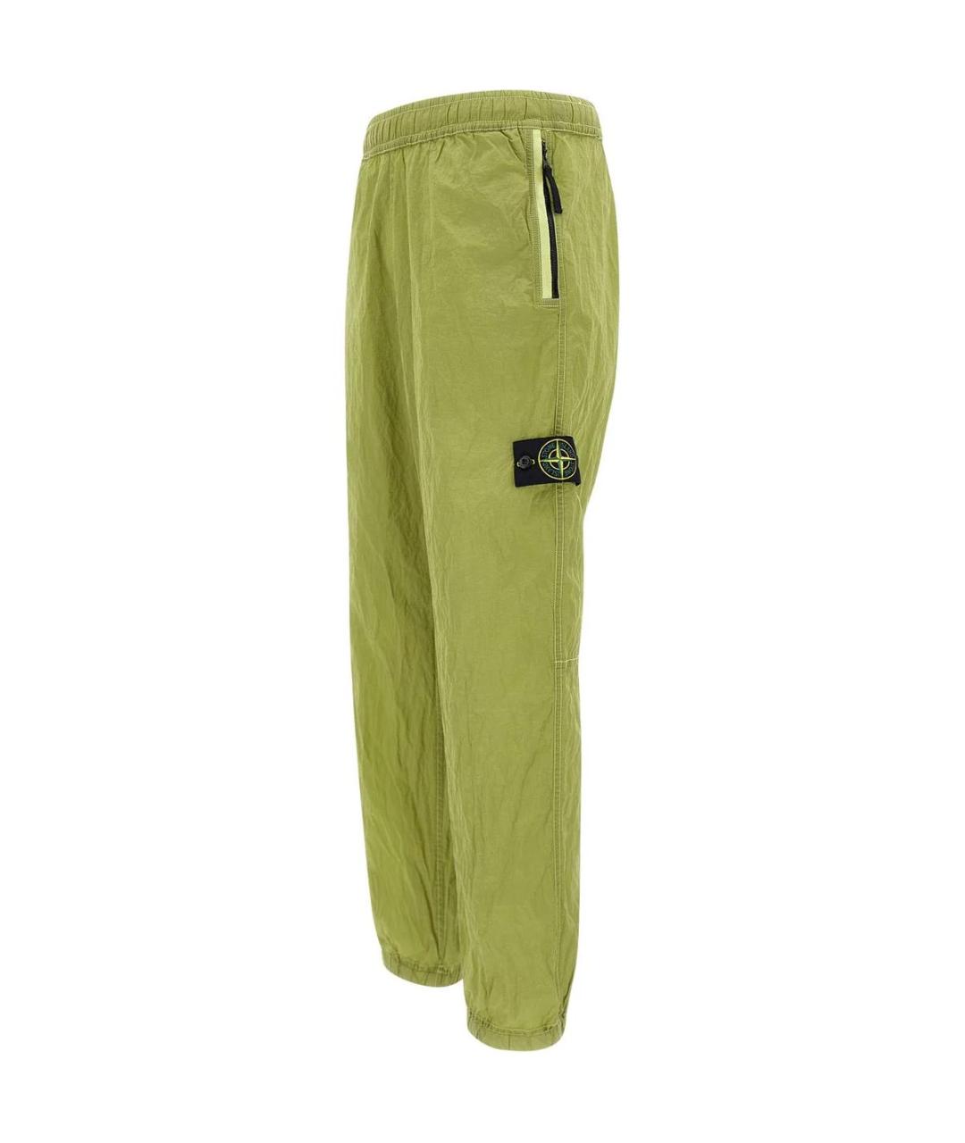 STONE ISLAND Желтые повседневные брюки, фото 3