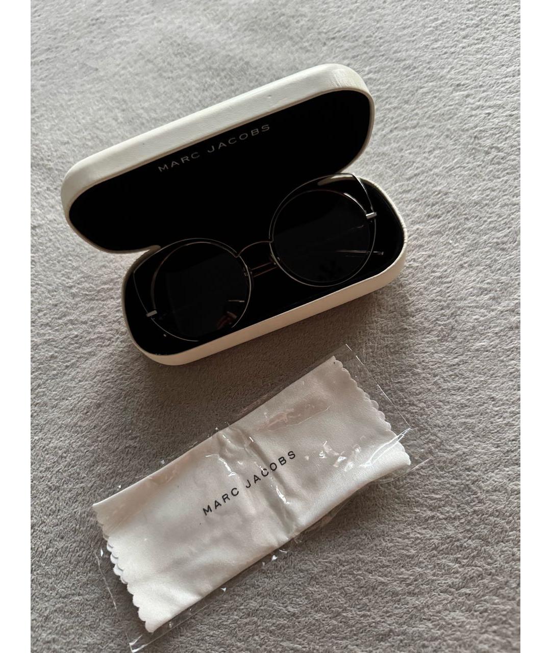 MARC JACOBS Серебряные металлические солнцезащитные очки, фото 4