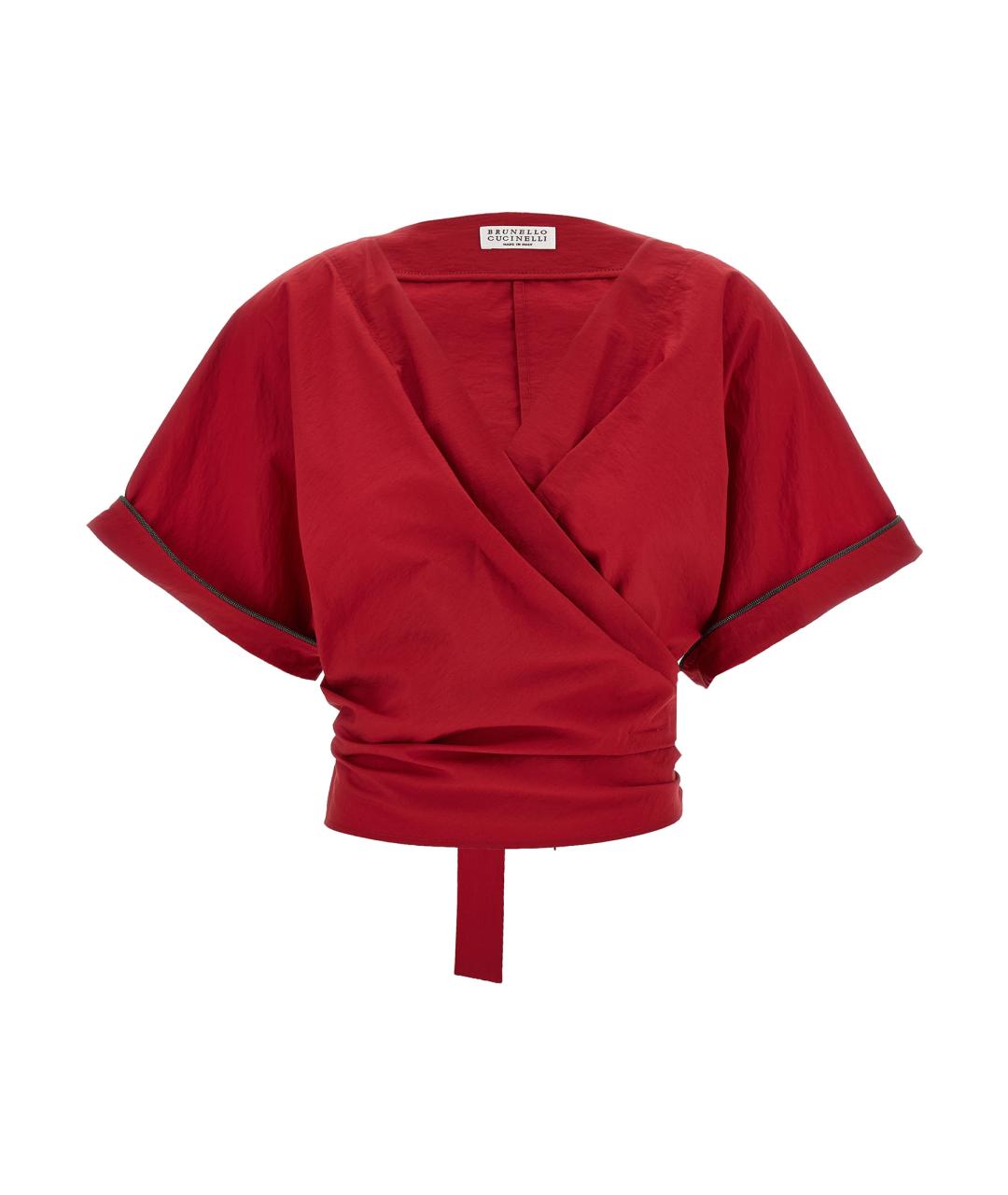 BRUNELLO CUCINELLI Красная блузы, фото 1