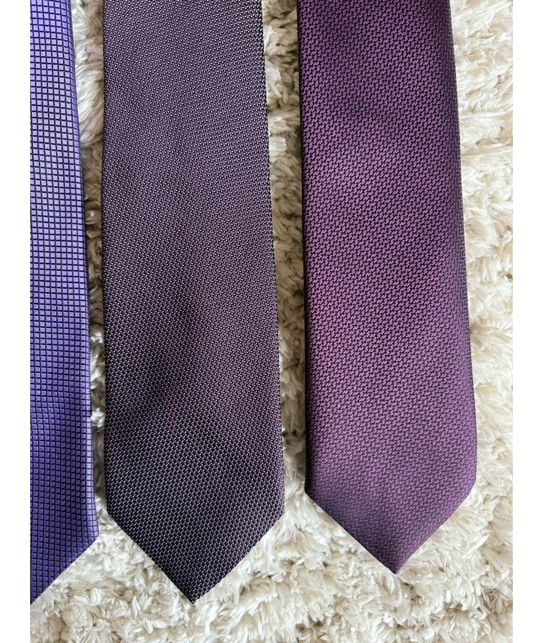 ERMENEGILDO ZEGNA XXX Мульти шелковый галстук, фото 3