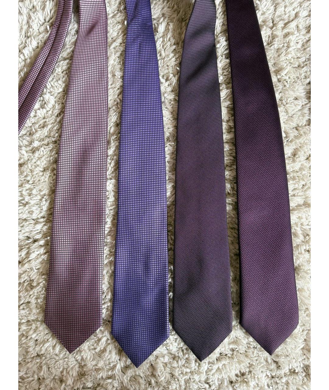 ERMENEGILDO ZEGNA XXX Мульти шелковый галстук, фото 9