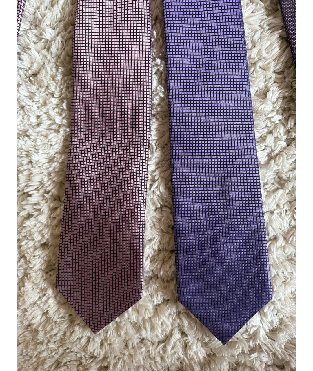 ERMENEGILDO ZEGNA XXX Мульти шелковый галстук, фото 4