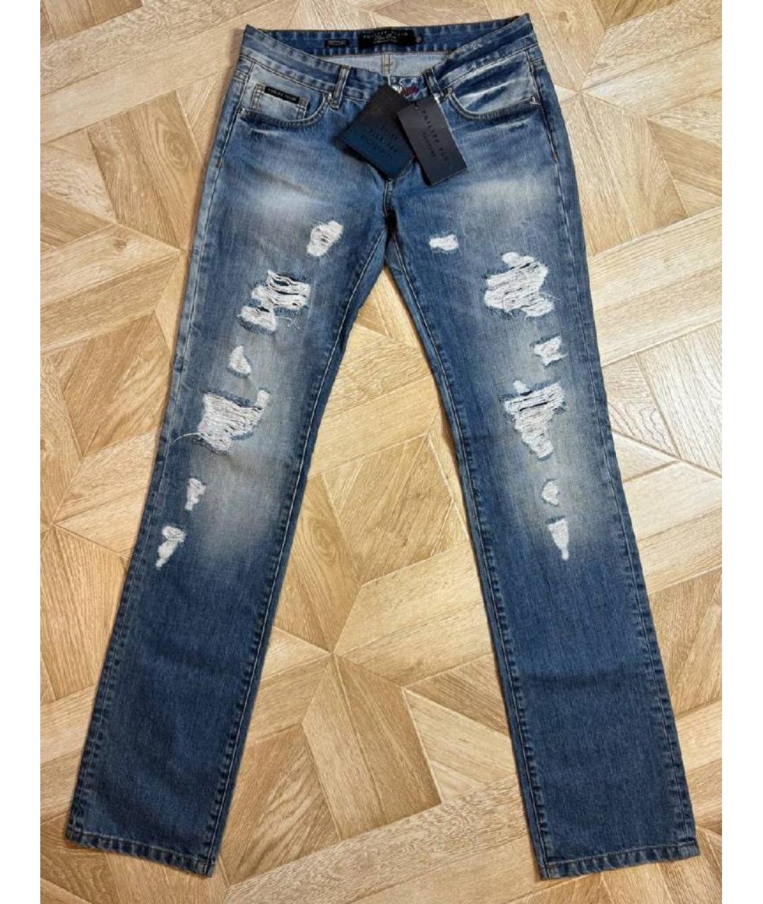 PHILIPP PLEIN Хлопковые джинсы скинни, фото 5