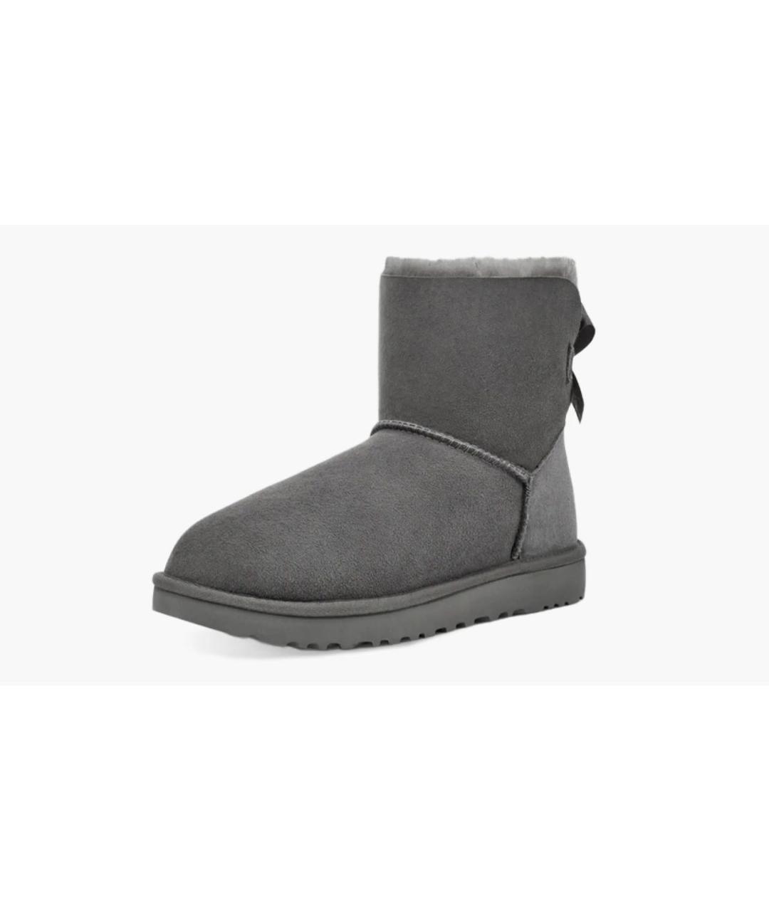 UGG AUSTRALIA Антрацитовые замшевые ботинки, фото 2