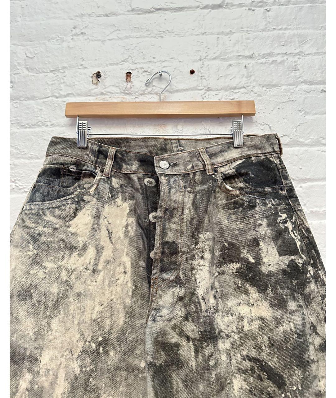 ACNE STUDIOS Бежевые хлопковые прямые джинсы, фото 3
