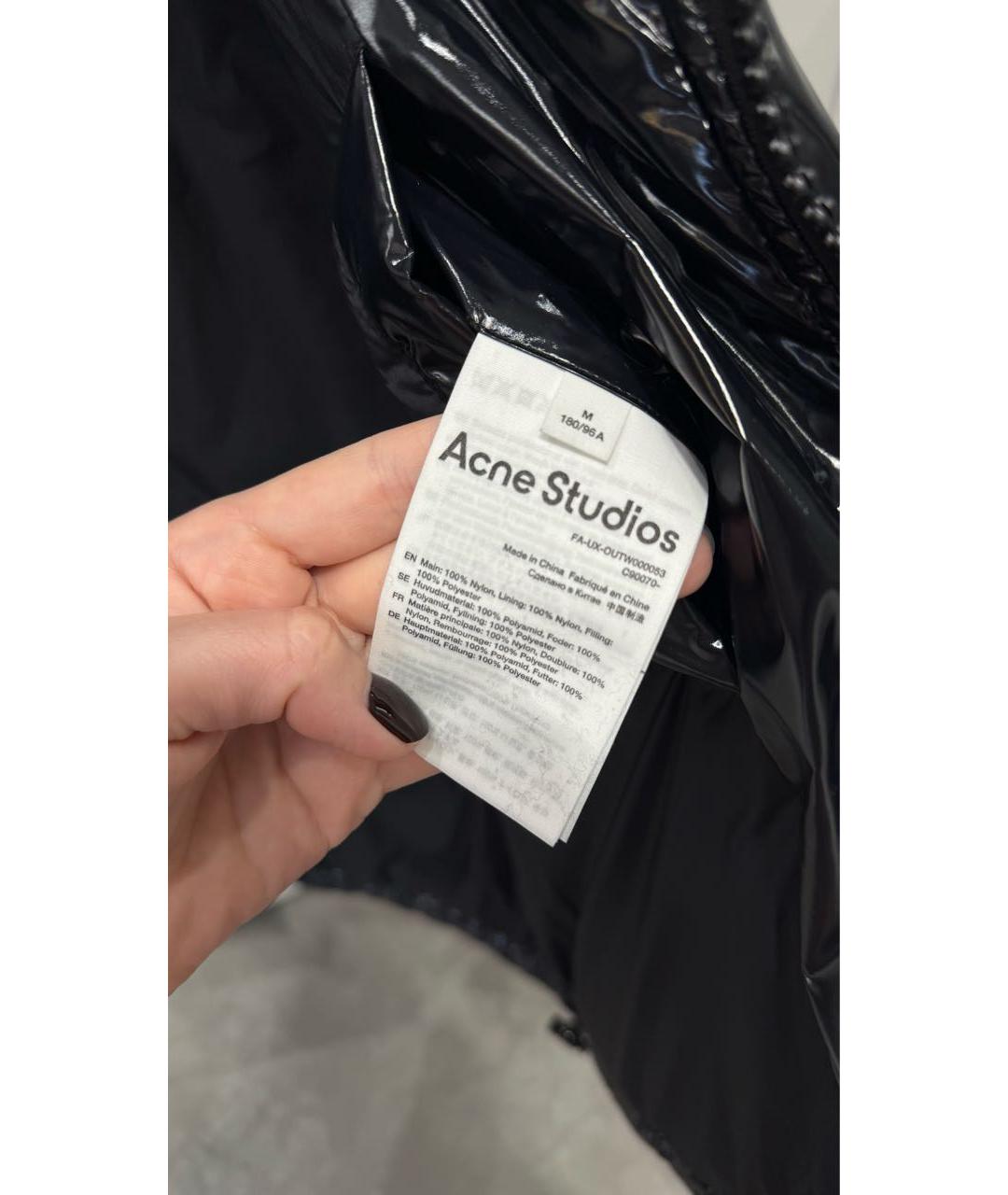 ACNE STUDIOS Черный полиэстеровый жилет, фото 6