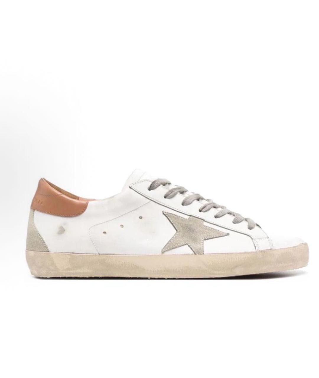 GOLDEN GOOSE DELUXE BRAND Белые кожаные кеды, фото 5