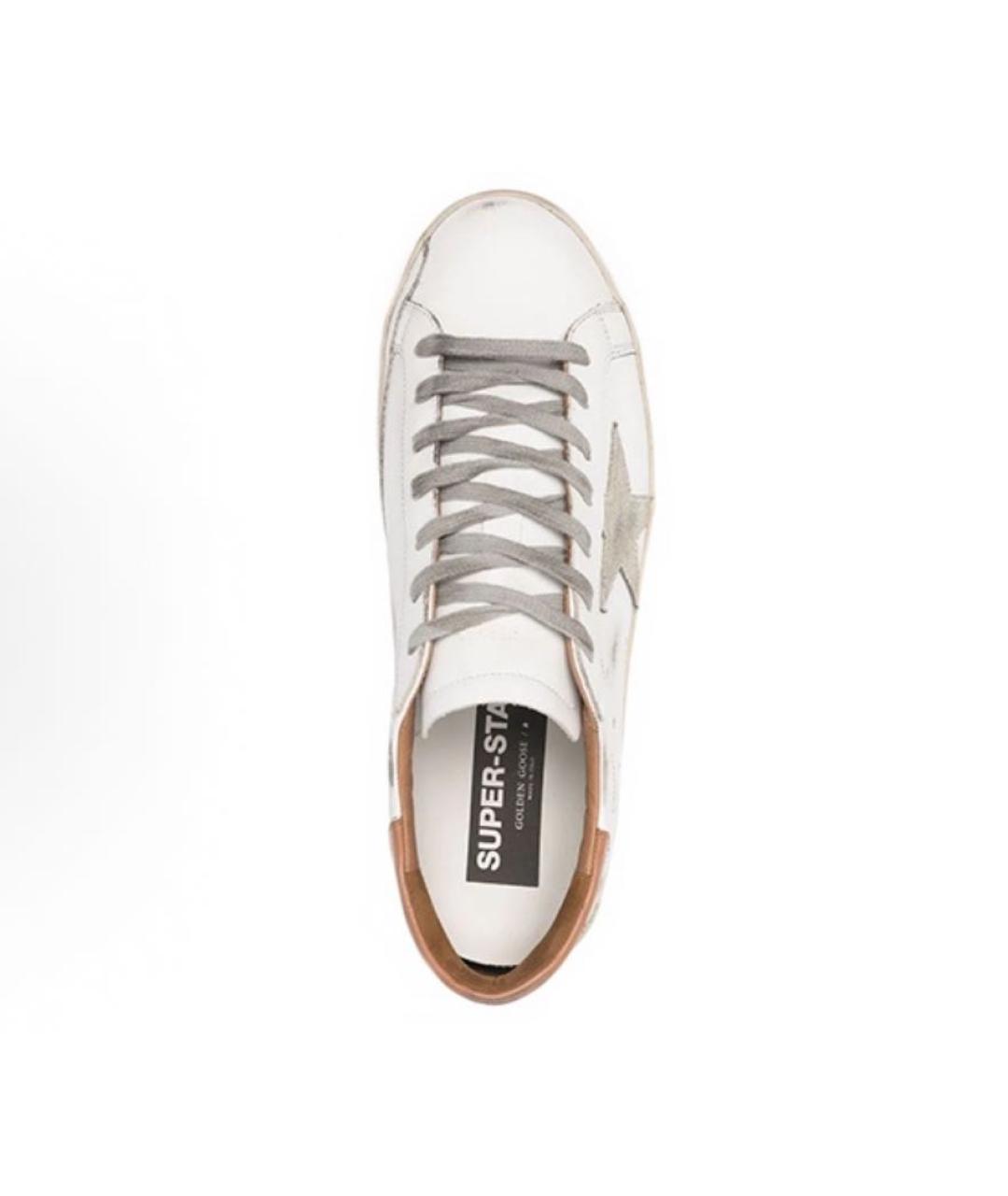 GOLDEN GOOSE DELUXE BRAND Белые кожаные кеды, фото 3