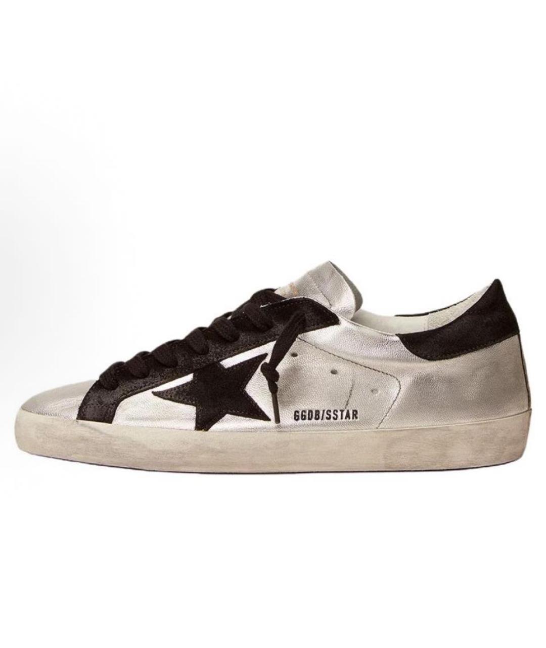 GOLDEN GOOSE DELUXE BRAND Серебряные кеды, фото 3