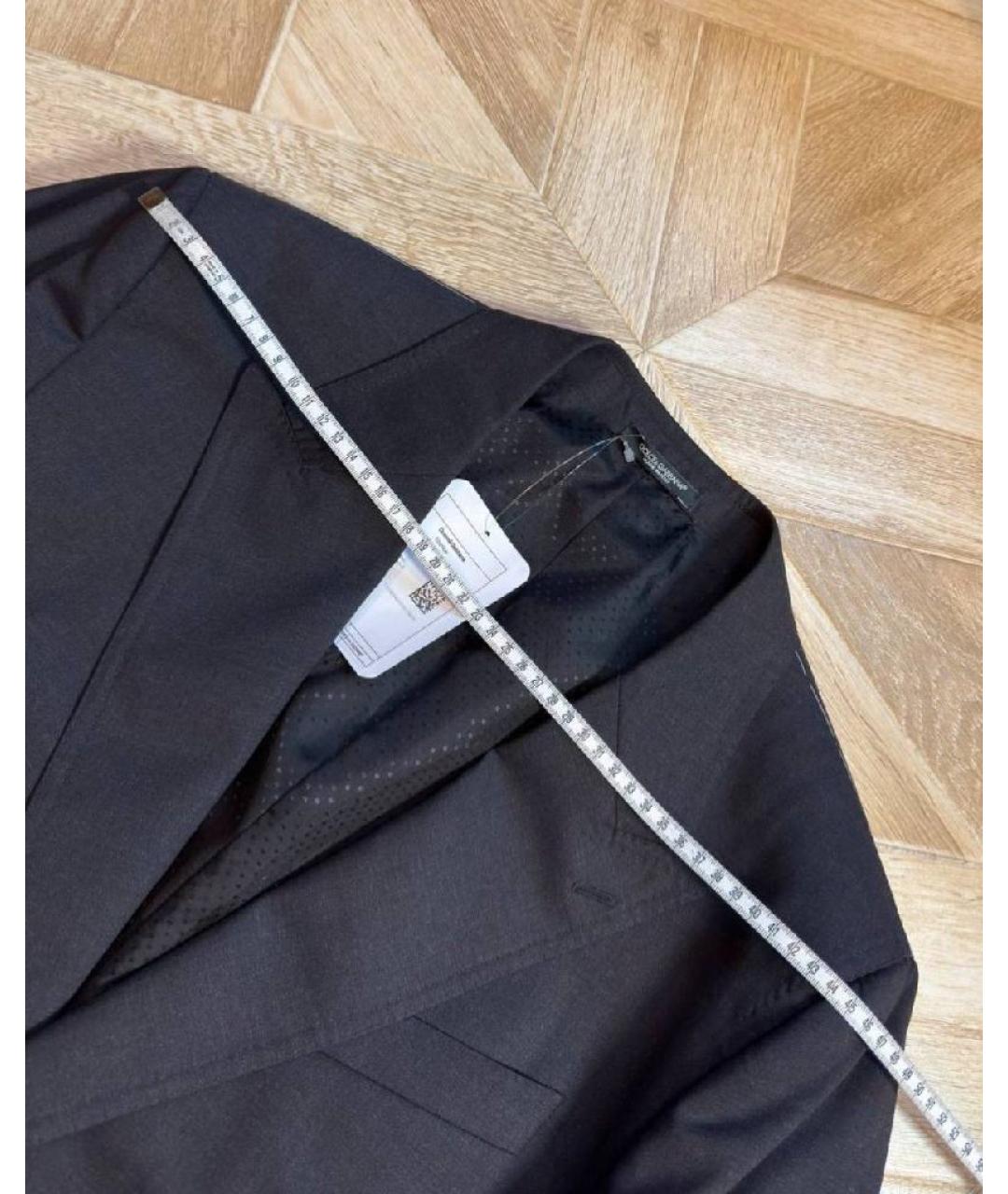 DOLCE&GABBANA Черный классический костюм, фото 7