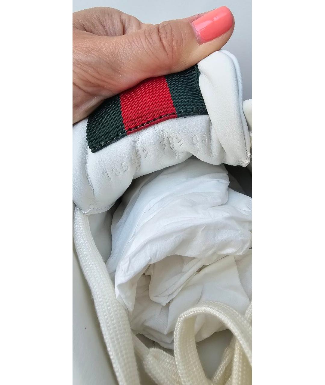 GUCCI Бежевые кроссовки, фото 8