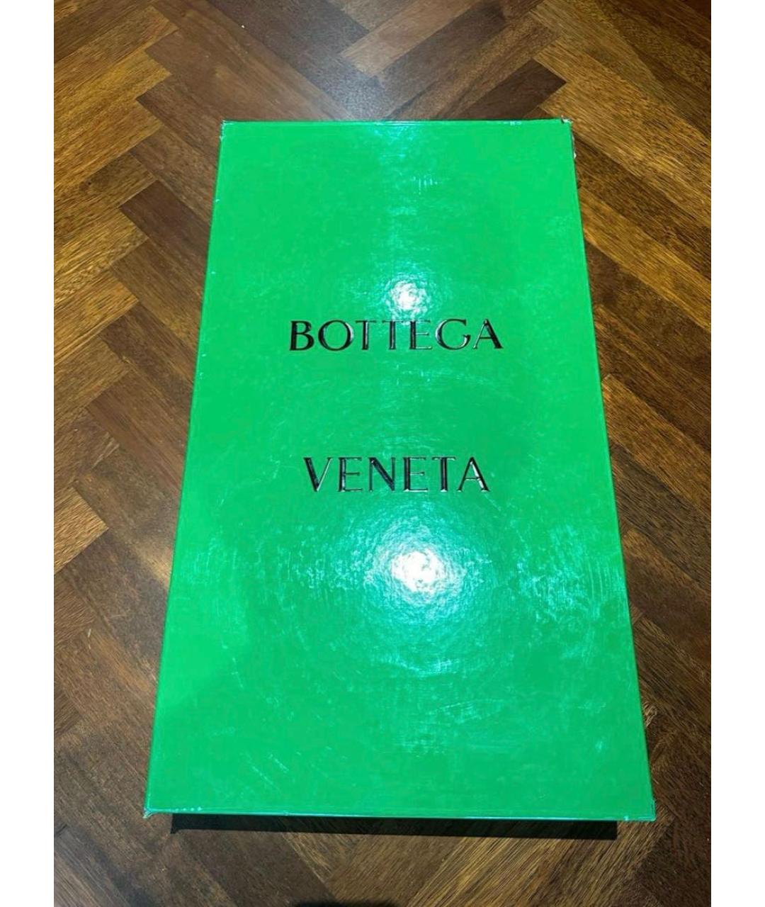 BOTTEGA VENETA Зеленые резиновые сапоги, фото 5