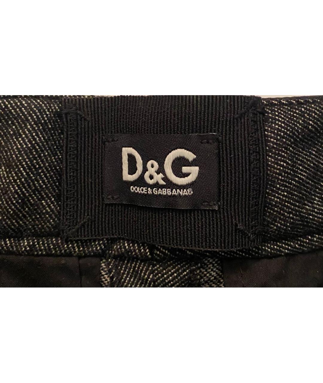 DOLCE&GABBANA Антрацитовые брюки узкие, фото 6