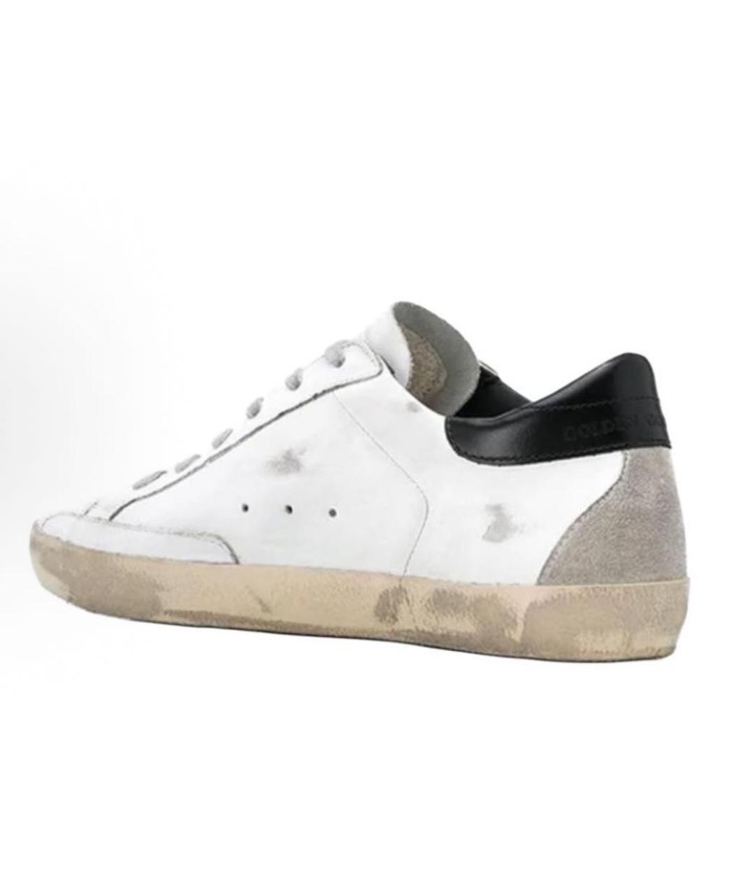 GOLDEN GOOSE DELUXE BRAND Белые кожаные кеды, фото 4