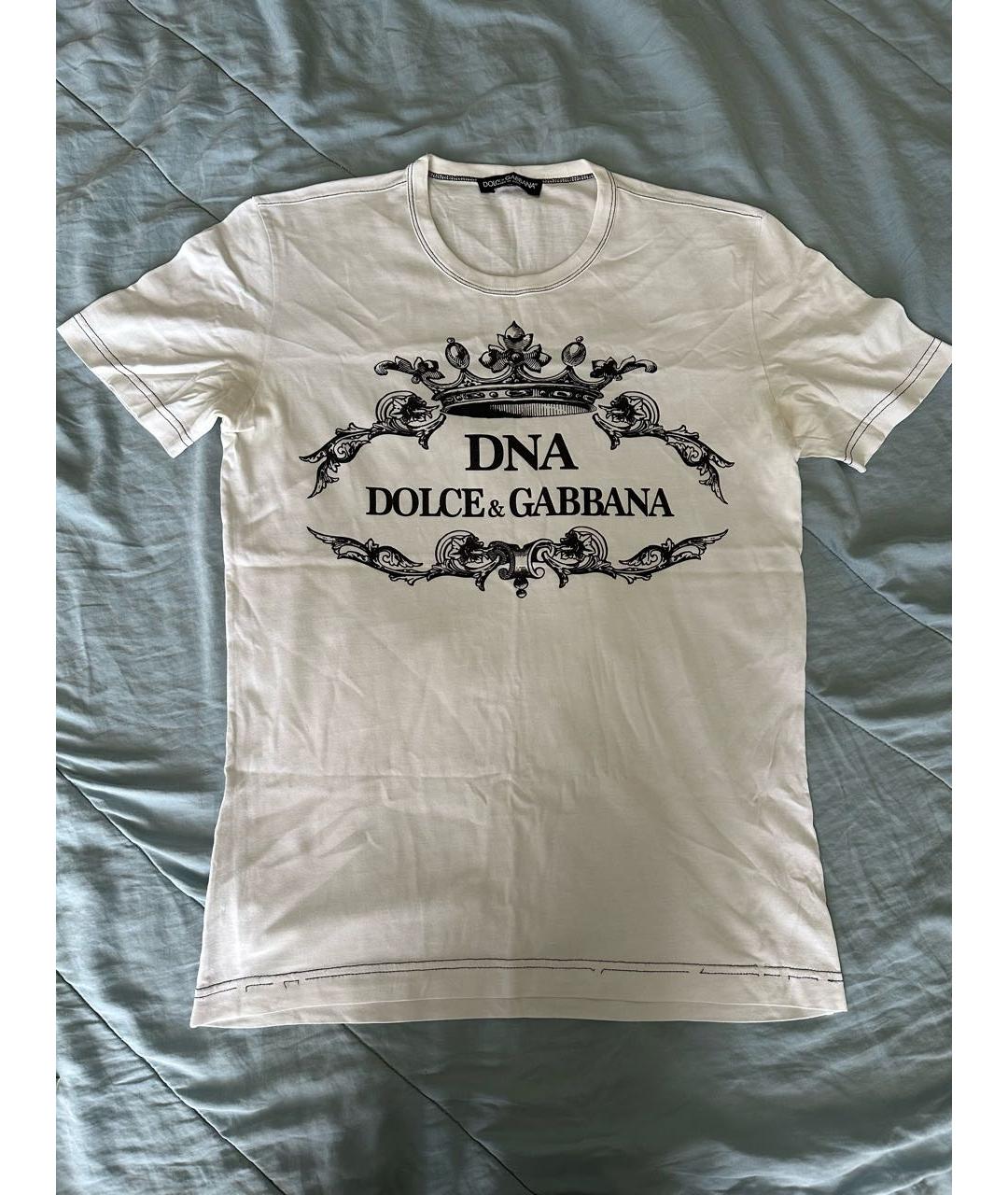 DOLCE&GABBANA Белая футболка, фото 2