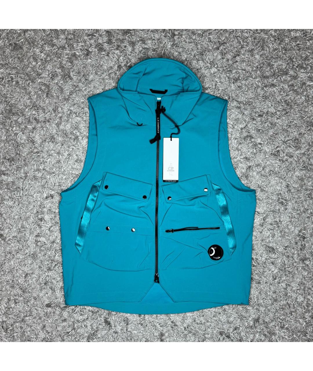 CP COMPANY Бирюзовый жилет, фото 6