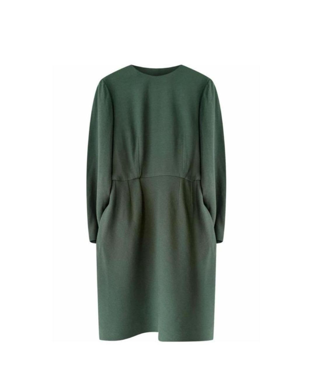 STELLA MCCARTNEY Зеленые вискозное коктейльное платье, фото 5