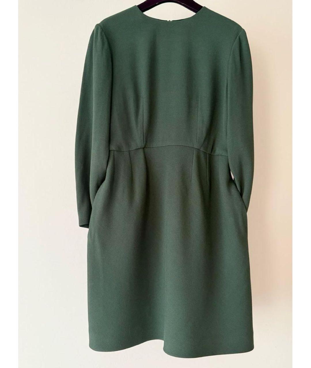 STELLA MCCARTNEY Зеленые вискозное коктейльное платье, фото 2