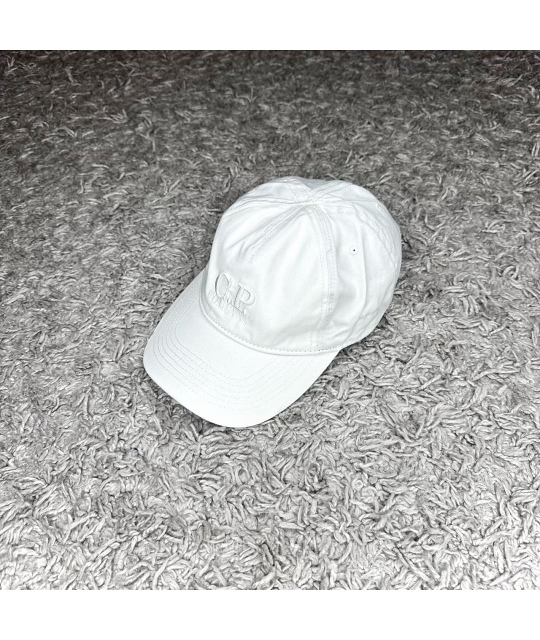CP COMPANY Белая хлопковая кепка/бейсболка, фото 6