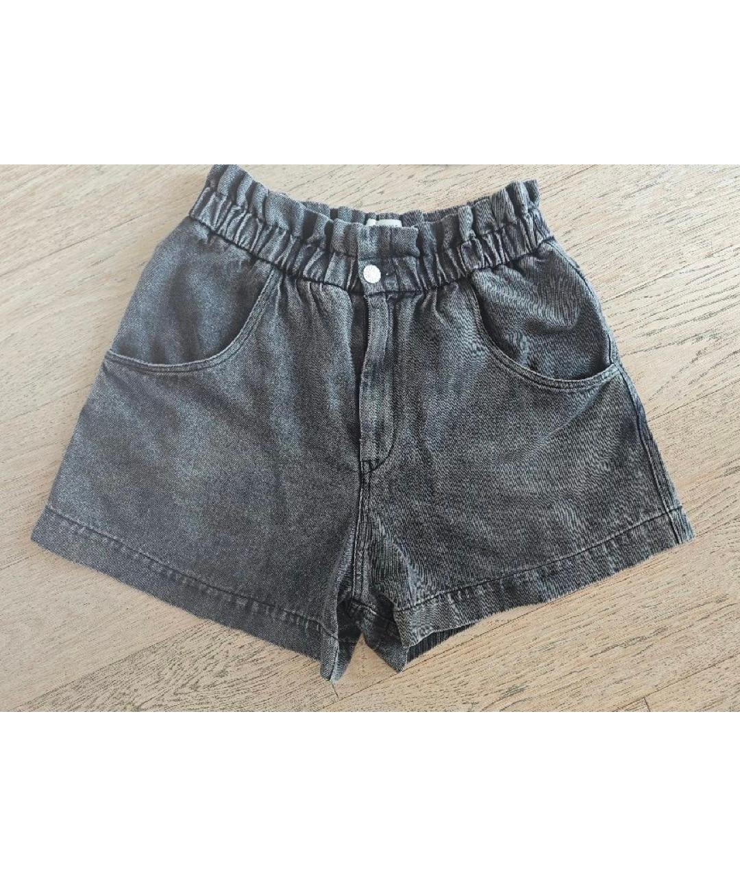 ISABEL MARANT ETOILE Антрацитовые шорты, фото 4