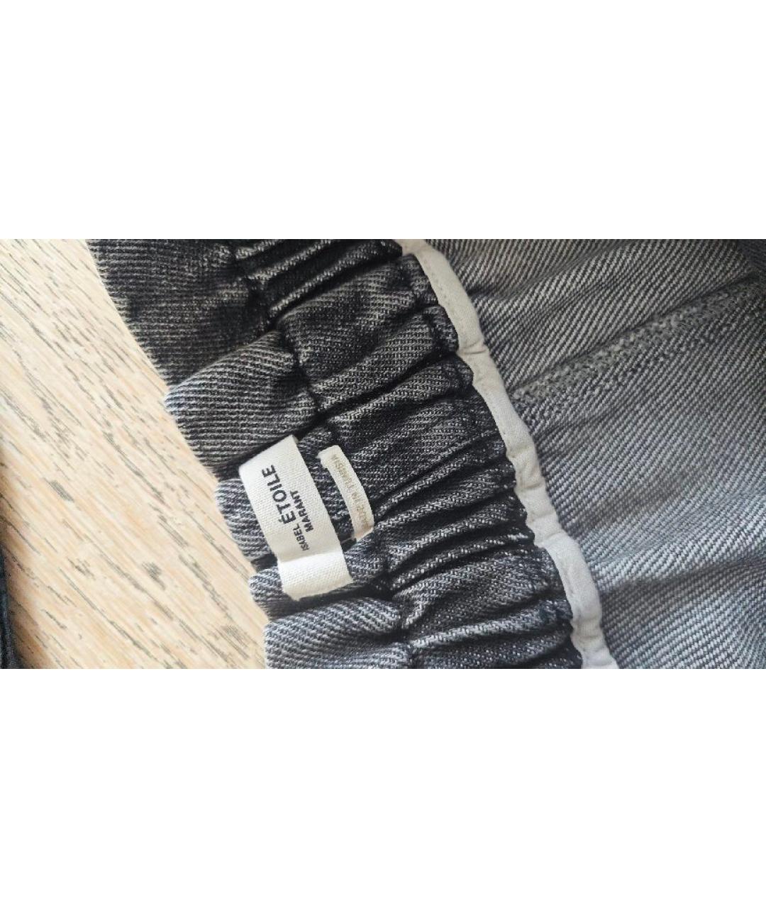 ISABEL MARANT ETOILE Антрацитовые шорты, фото 3