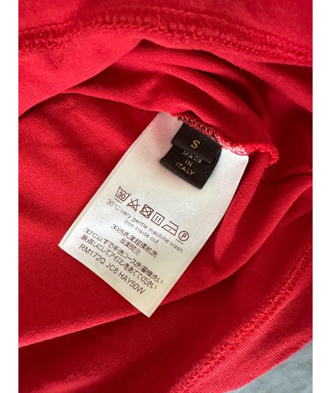 LOUIS VUITTON Красная футболка, фото 3