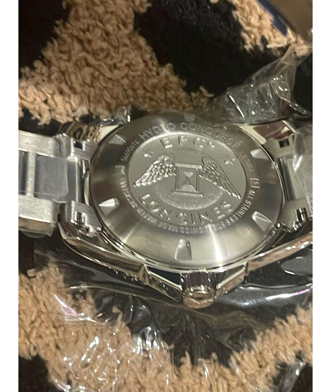 LONGINES Серебряные стальные часы, фото 2